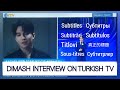 Exclusive interview for turkish tv ahead of istanbul concert dimash april 30 2024