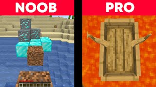 Minecraft Noob Vs Pro Vs Hacker: Parkour 😳