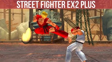 Street Fighter EX2 Plus Gameplay - RetroArch 1.7.7 - Beetle PSX HW (PGXP) | Ps1 Emulator