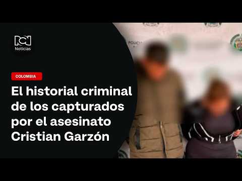 Criminal history of those arrested for the murder of security guard Cristian Garzón