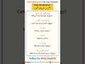 Daily Life Questions in English with Urdu | Why, What, Where, Can #questionanswer #shorts