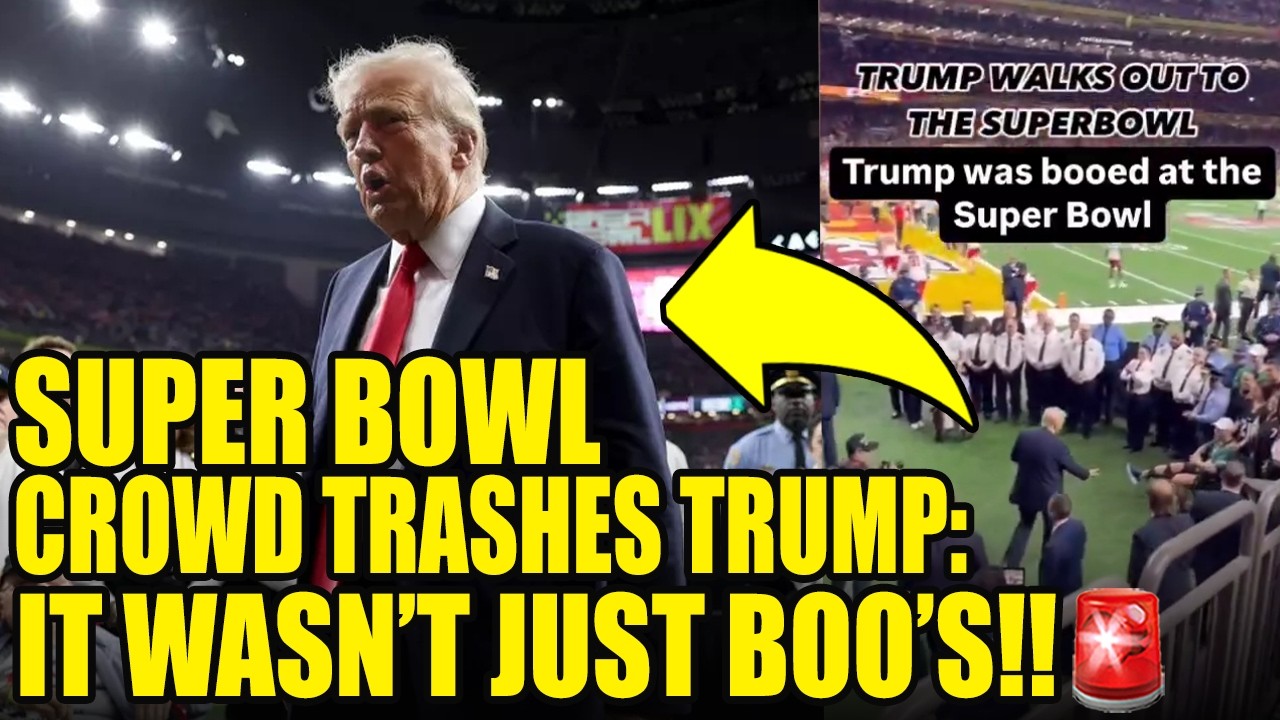 Трамп покинул Суперкубок после бурной реакции толпы!