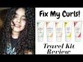 Fix My Curls Travel Kit Review + Tutorial | Indian Budget Products For Curly Hair | Ruchita Lalwani