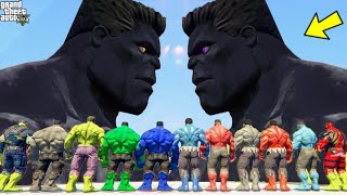 Shinchan And Franklin Upgrading Into GOD BLACK HULK to Defeat GOD ELEMENTAL HULK IN GTA V!