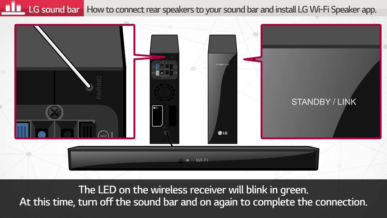 How to connect additional speakers your LG Sound and install LG Wi-Fi Speaker app YouTube