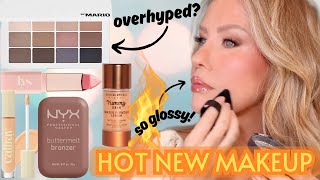 TESTING THE HOTTEST NEW MAKEUP RELEASES(March 2024)Makeup By Mario, NYX, Hourglass & More