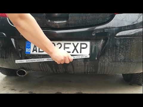 Video: Cum montezi o plăcuță de înmatriculare față pe un BMW?