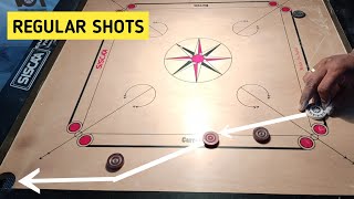 Useful regular carrom trick shots |carrom board trick shots | carrom board game