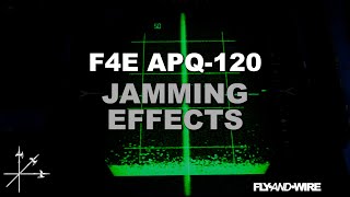 DCS F4E APQ120  Jamming effects