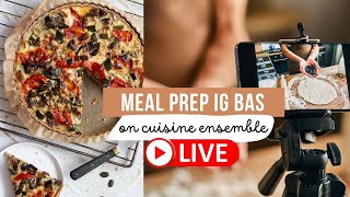 Replay du live - Recette quiche ratatouille IG bas