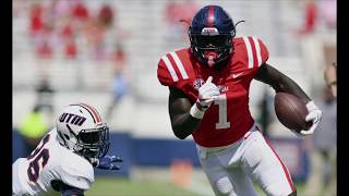 A.J Brown WR Ole Miss || Career Highlights