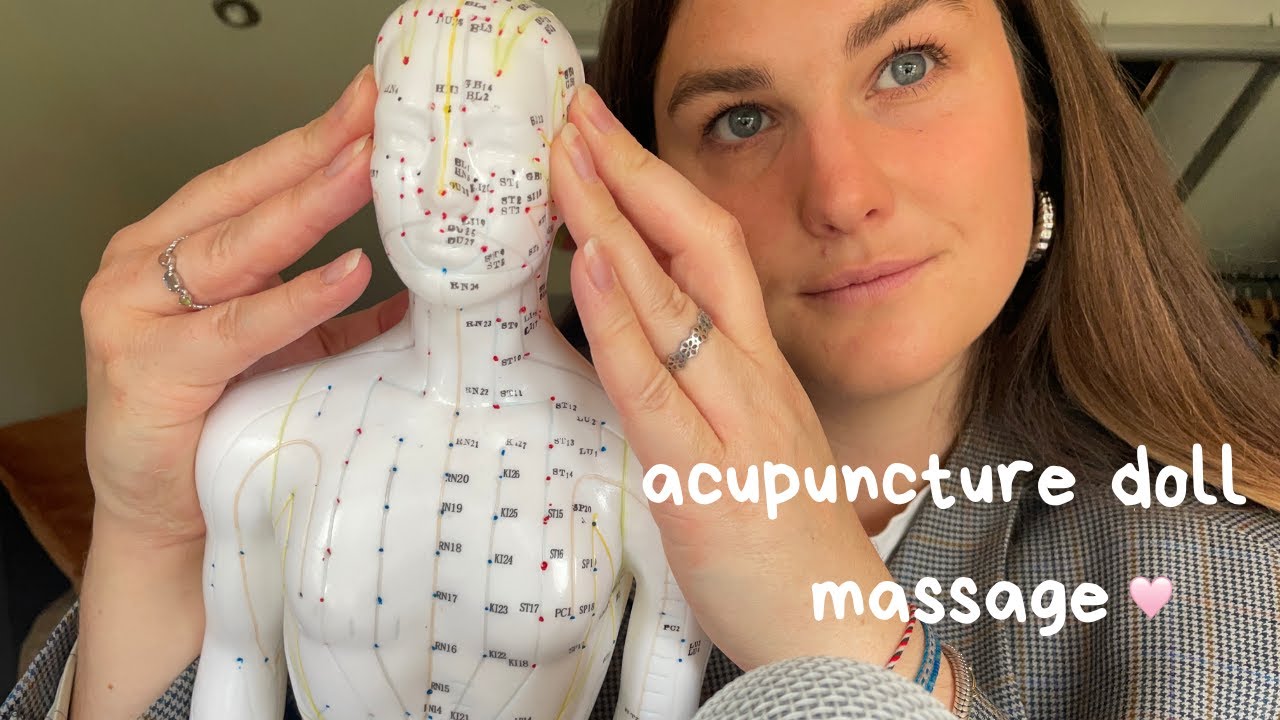 ASMR For Headache & Stress Relief ❤️‍🩹  *acupuncture doll massage*