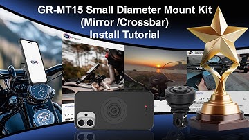 How To Install GR-MT15 Small Diameter Mount Kit (Mirror /Crossbar) Install Tutorial