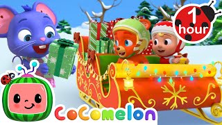 Bells On The Sleigh Race Song! | Cocomelon Christmas Special | Best Cars & Truck Videos For Kids