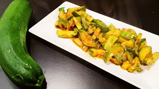 EN 5 MINUTOS  Nunca había comido un calabacín tan rico !!! #CalabacínRápido #RecetaconCalabacin