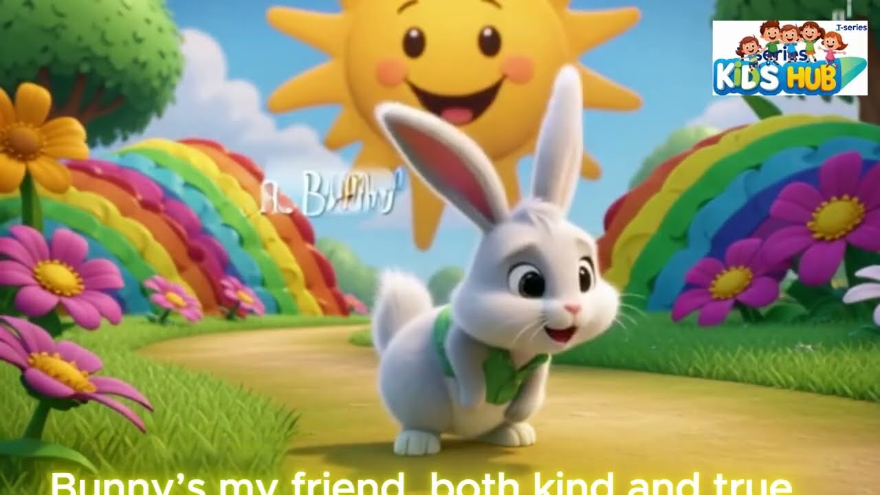 🐰🎵 My Cute Little Bunny | Fun & Adorable Kids Rhyme | T-Series Kids Hub 🌟✨