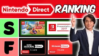 I Ranked EVERY Switch Era Nintendo Direct on a Tier List!