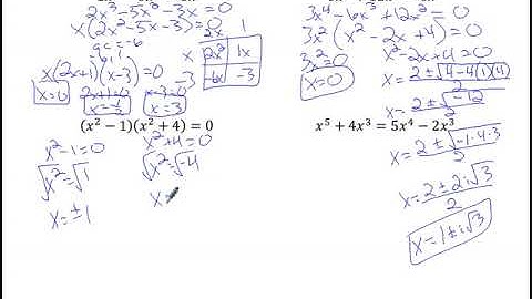 A2 5 3 Solving Polynomial Equations