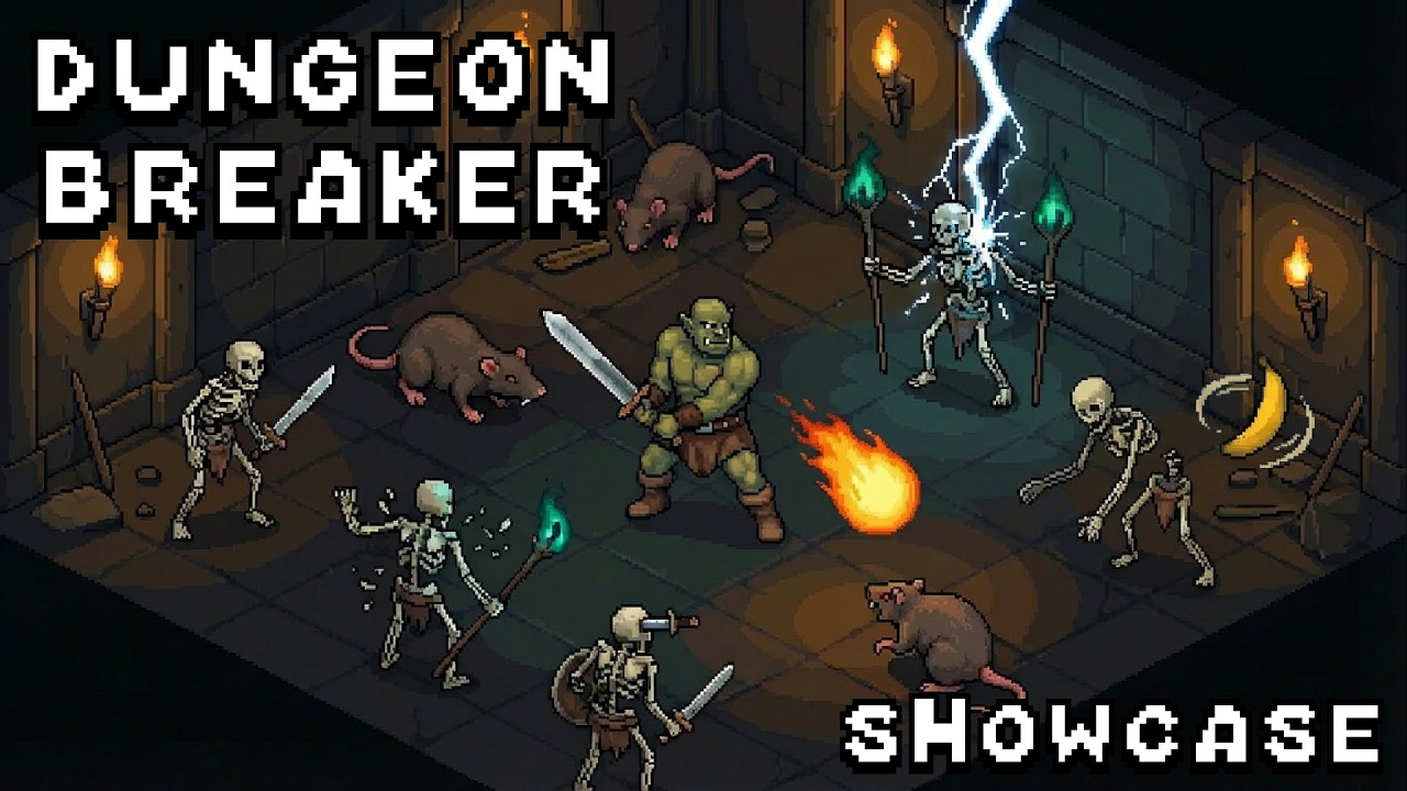 Dungeon Breaker - Showcase (Survival Roguelike) - YouTube