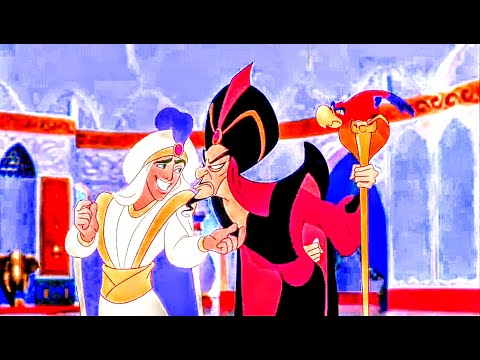 Aladdin 1 (1992) Prince Ali arrives to the palace for the Sultan's daughter