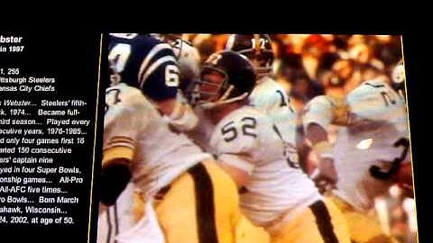 Mike Webster video from hall of fame