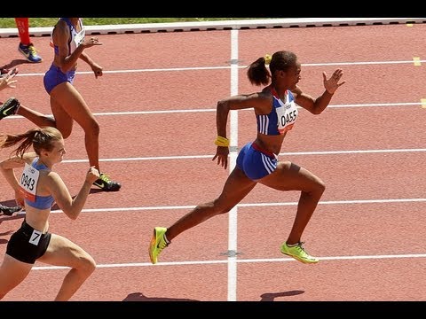 Athletics - women's 100m T37 semifinals 1 - 2013 IPC Athletics World
Championships, Lyon