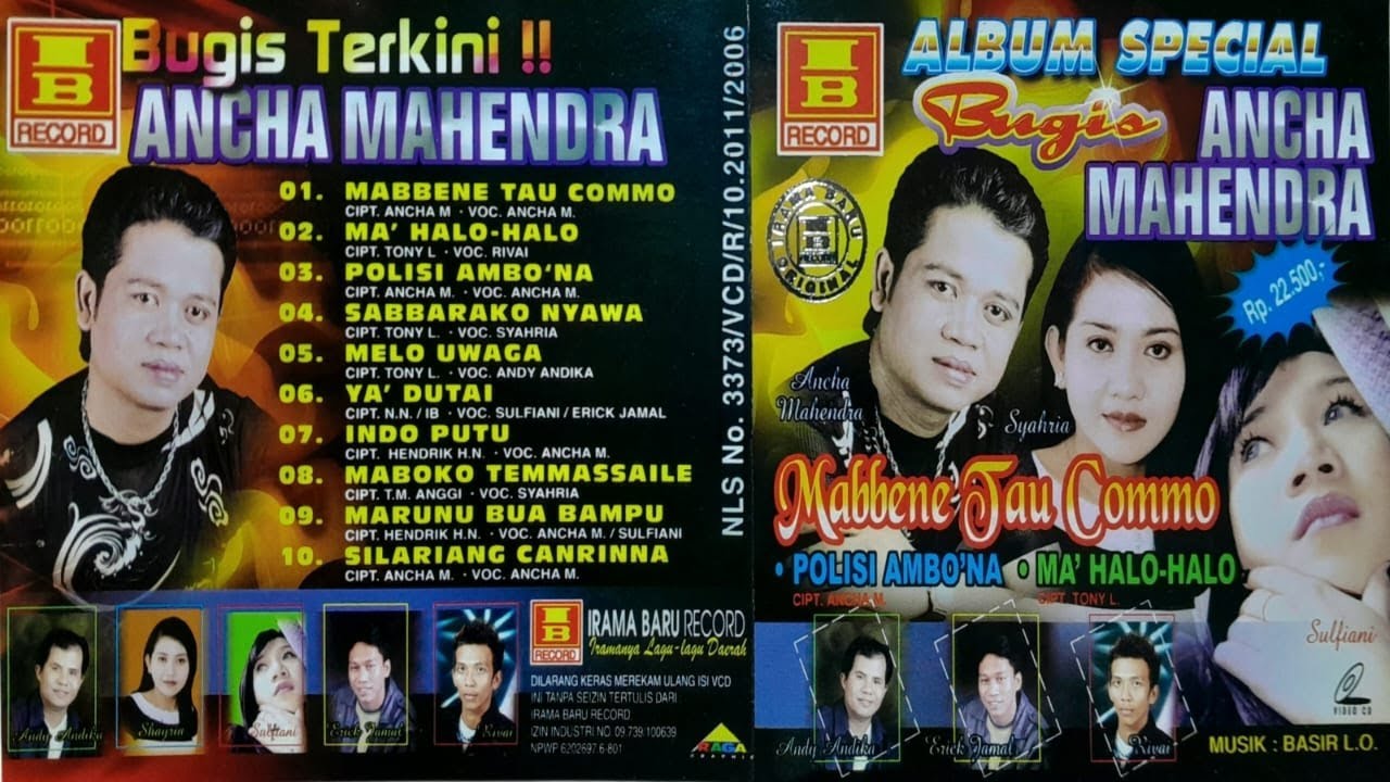 Karaoke Vcd Album Bugis Special Ancha Mahendra (Full Album)