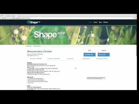 Shape Shop Online Portal Walkthrough