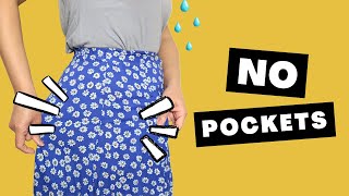 EASY Way to Add Side Pockets to ANY of Your Clothes (Free Pattern Included)