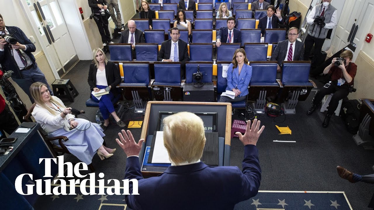 Coronavirus: Donald Trump and members of the task force brief reporters ...