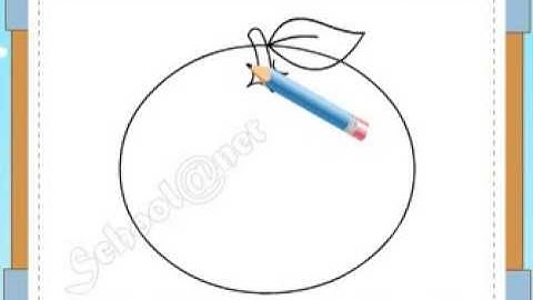 BÉ HỌA SĨ - Thực hành tập vẽ 113: Vẽ quả cam