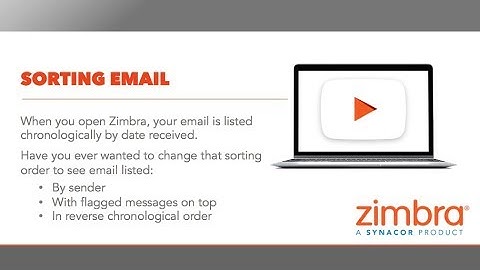 [Tips & Tricks] Sorting Email