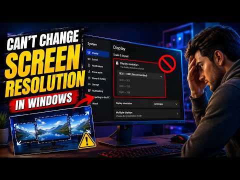 Can’t change Screen Resolution in Windows 11