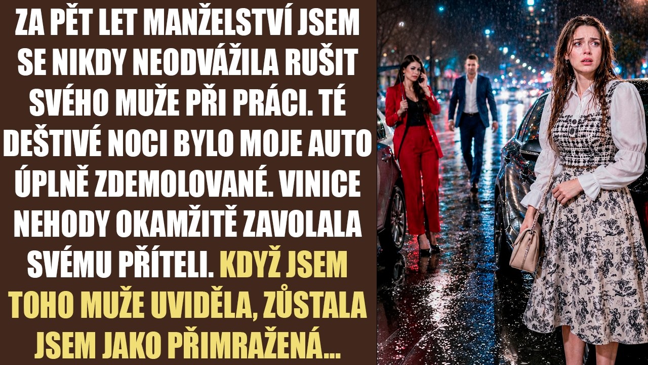 Slib jsem dodržela přesně pět let. Manželovi se během služby nevolá, ať se děje cokoli. Takže když mě po srážce s bílým SUV zaklínilo v autě a krev mi stékala po noze, prst jsem nad jeho číslem...