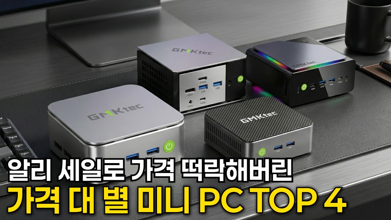 아니 이렇게까지 떨어진다고? 알리 세일 만나서 일시적으로 급락한 미니PC 베스트4