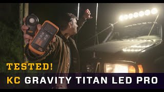 New KC Gravity Titan LED Pro vs Gravity Pro 6: Lux Output Comparison screenshot 4