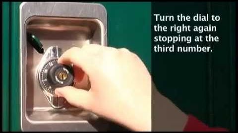 Master Lock Model 1695MKADA Combination Locker Lock - Student Training