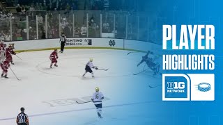 Quinn Finley Highlights vs. Wisconsin | Notre Dame Hockey | 12/05/2025