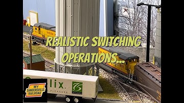 Realistic Model Railroad Operations in HO Scale ~ Switching Dura-Line Plastics