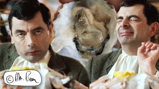BEAN Eating OYSTERS For XMAS | CHRISTMAS BEAN | Mr Bean's Holiday | Mr Bean Official