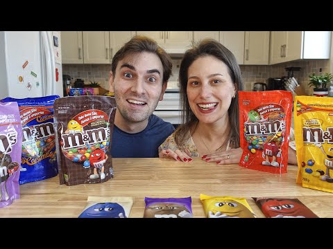 Sabores de M&M's que Não Tem no Brasil!!! | Degustação Sapeca