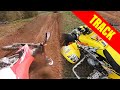 Honda CRF250F On the TRACK | MotoJake&#39;s First Time Riding a Quad