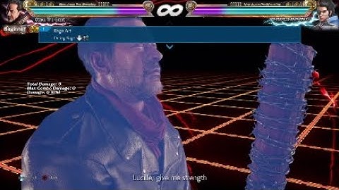 Negan Move List (Command List) | TEKKEN 7