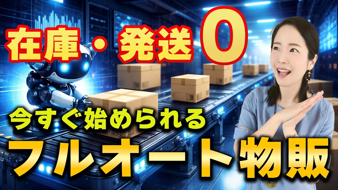 1日30分で月20万円。在庫も発送もなしで物販を完全自動化できる新しい方法とは？