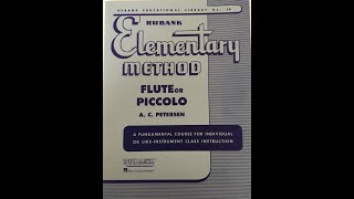 Elementary Method for flute, Lesson 10 P.11 G Major Studies, 72 with Metronome by So Ka Hing Mario