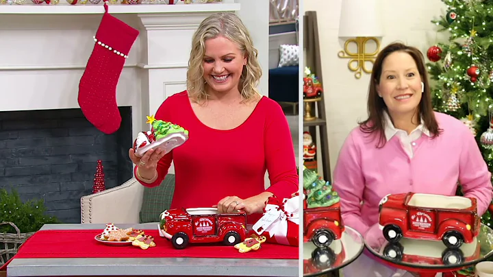 Mr. Christmas Nostalgic Pick-up Truck Cookie Jar on QVC