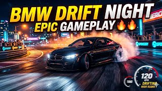 🔥 BMW DRIFT NIGHT GAMEPLAY | EPIC CAR DRIFT #bmwdrift #cardrift #driftgame #nightdrift #gaming #game screenshot 2