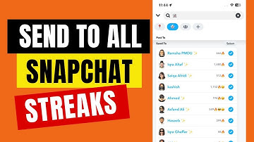 How To Send Snapchat Streaks To Everyone All At Once | Streaks Shortcut | 2023