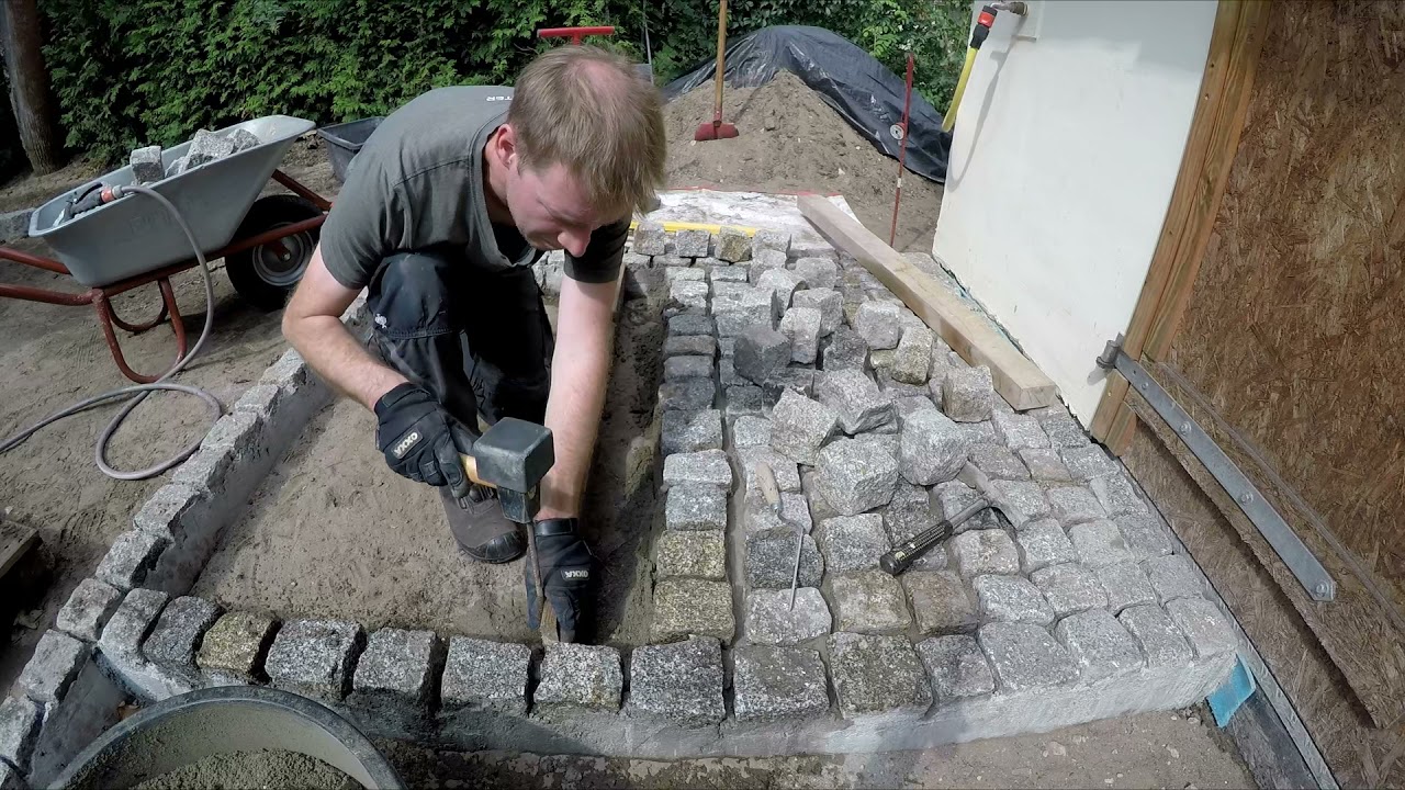 Granitpflaster Verlegen In Beton