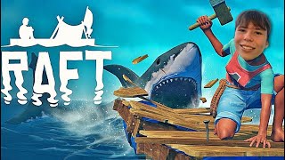 ВЫЖИВАНИЕ НА ПЛОТУ С ДРУГОМ В РАФТ / RAFT #1